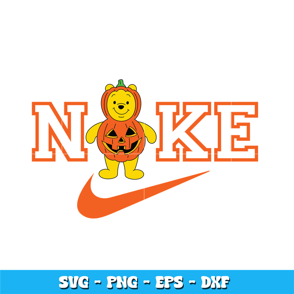Nike x Pooh Halloween Svg