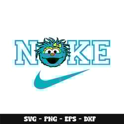 swoosh x rosita svg, sesame street svg, logo brand svg, nike svg, cartoon svg, instant download.