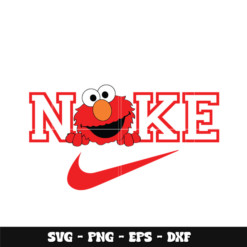 Swoosh x Elmo Svg