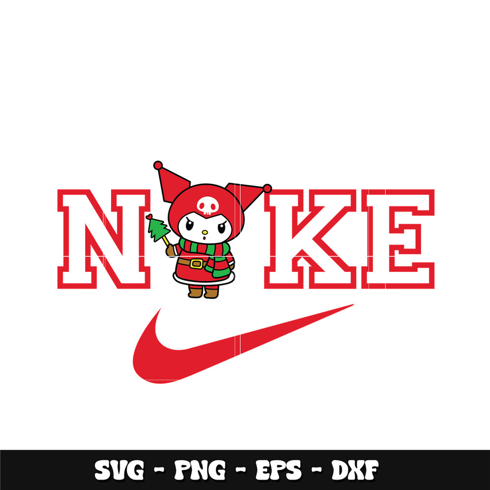 Swoosh x Red Kuromi Svg