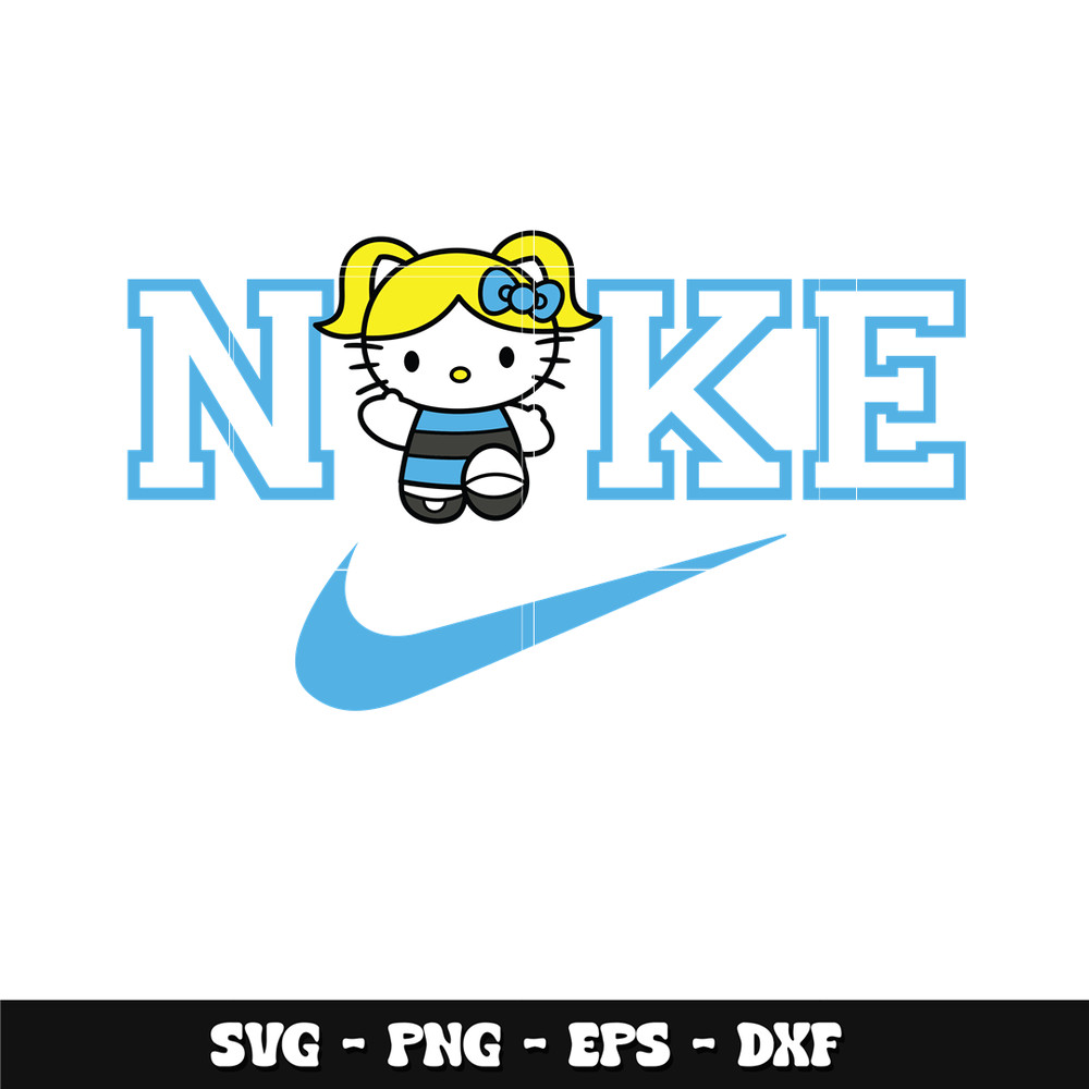 Hello Kitty x Bubbles Svg