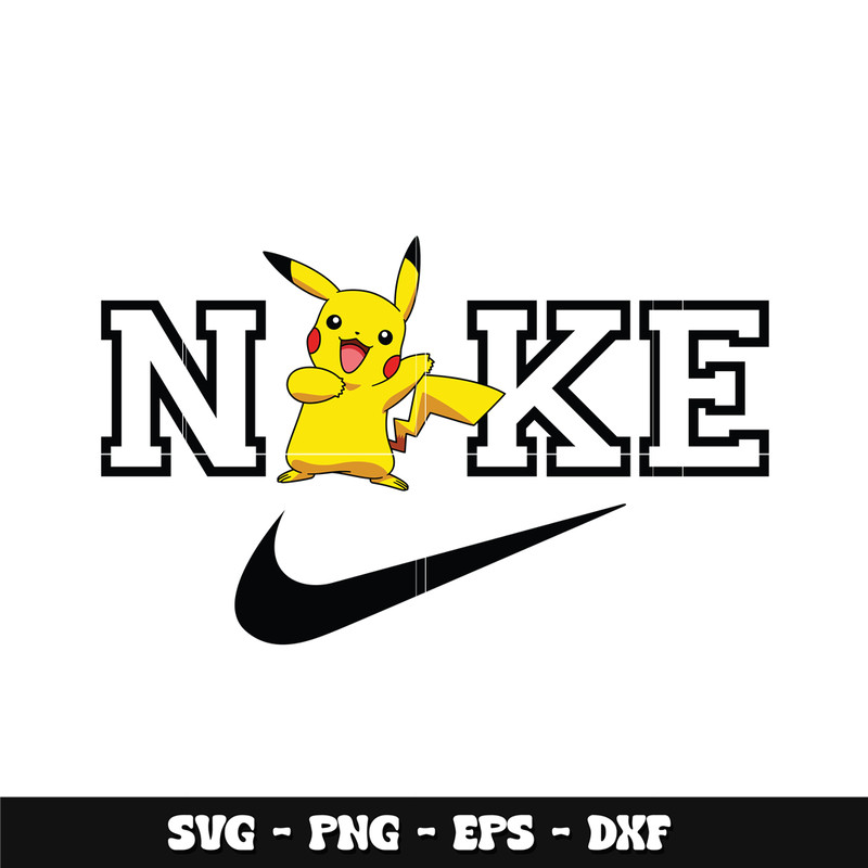Swoosh Pikachu Svg