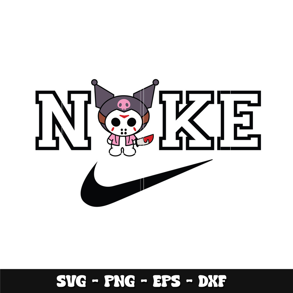 Nike Horror Kuromi Svg