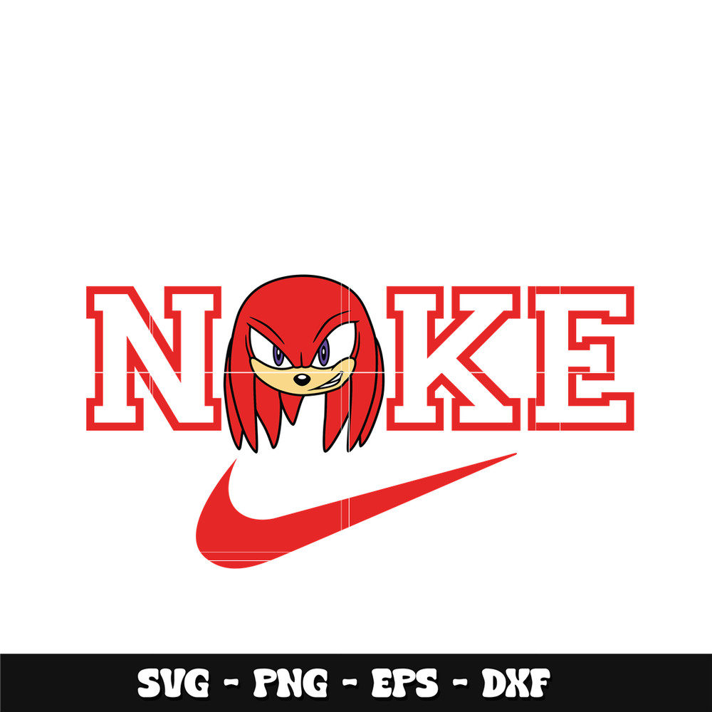 Nike Red Sonic Svg