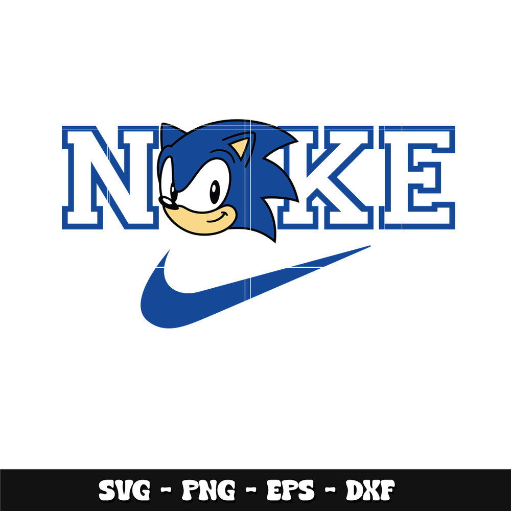 Nike and Sonic Svg