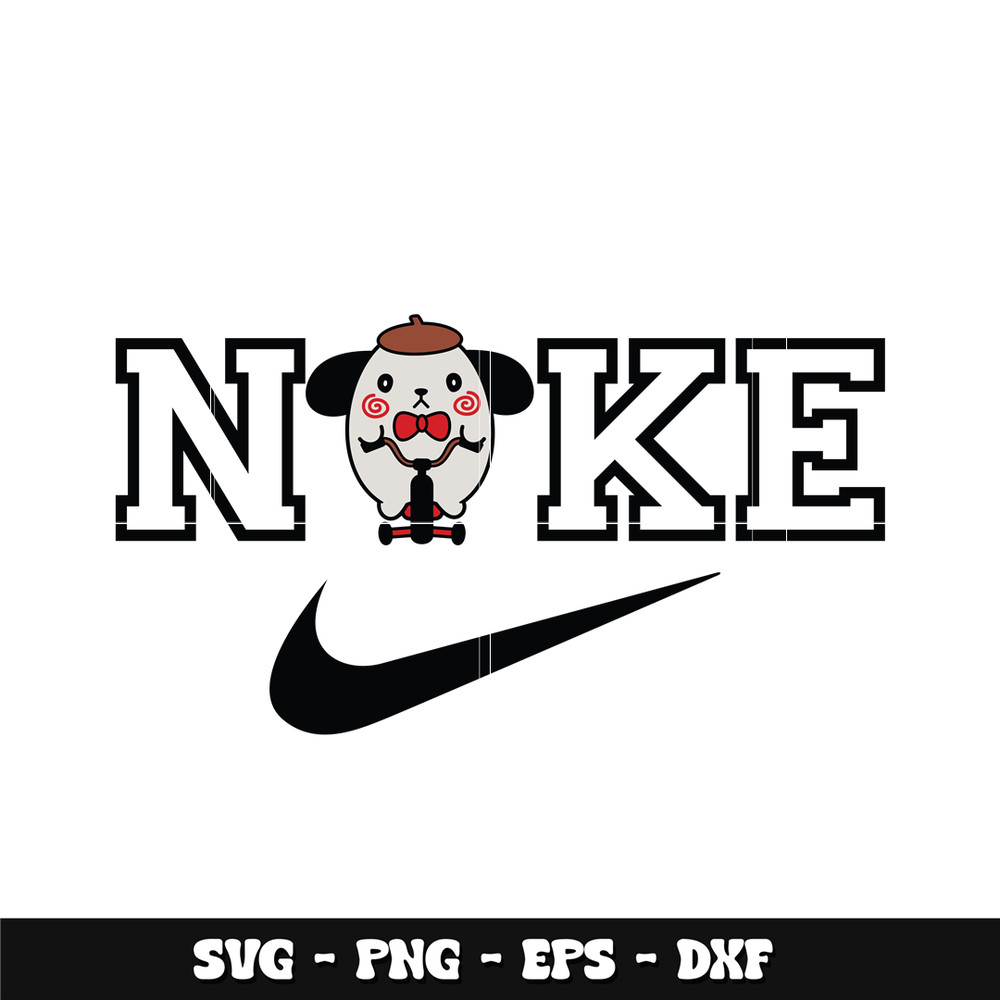 Nike Sanrio Horror Svg