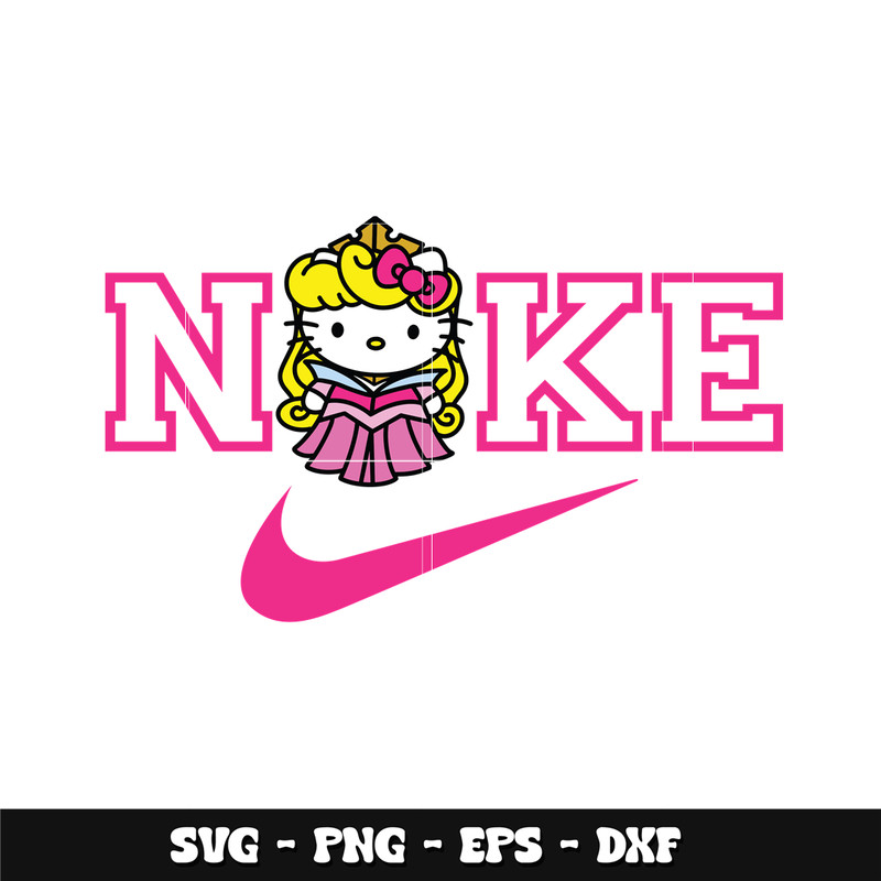 Nike and Princess Kitty Svg