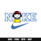 Nike Hello Kitty Snow White Svg