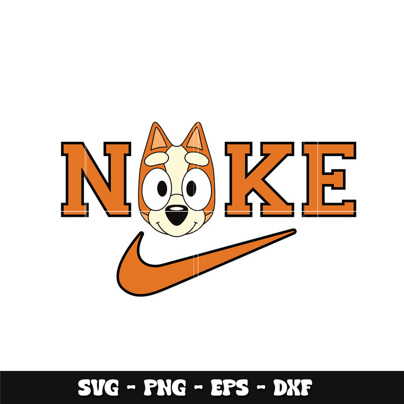 Swoosh x Bingo Face Svg