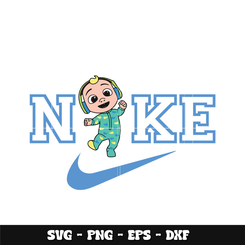 Swoosh Cocomelon Baby Svg