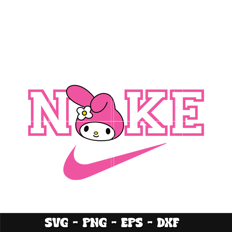 My Melody Face Nike Svg