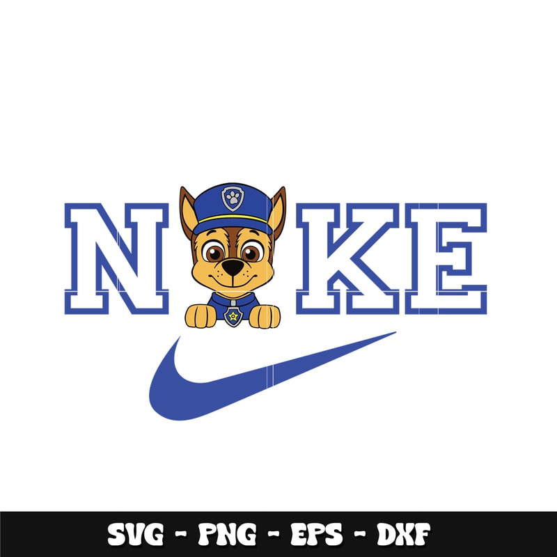 Swoosh Huge Paw Patrol Svg