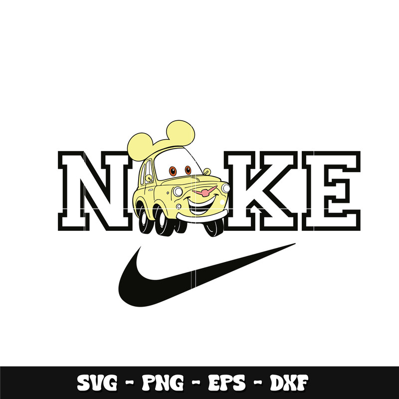 Swoosh Luigi Mickey Svg