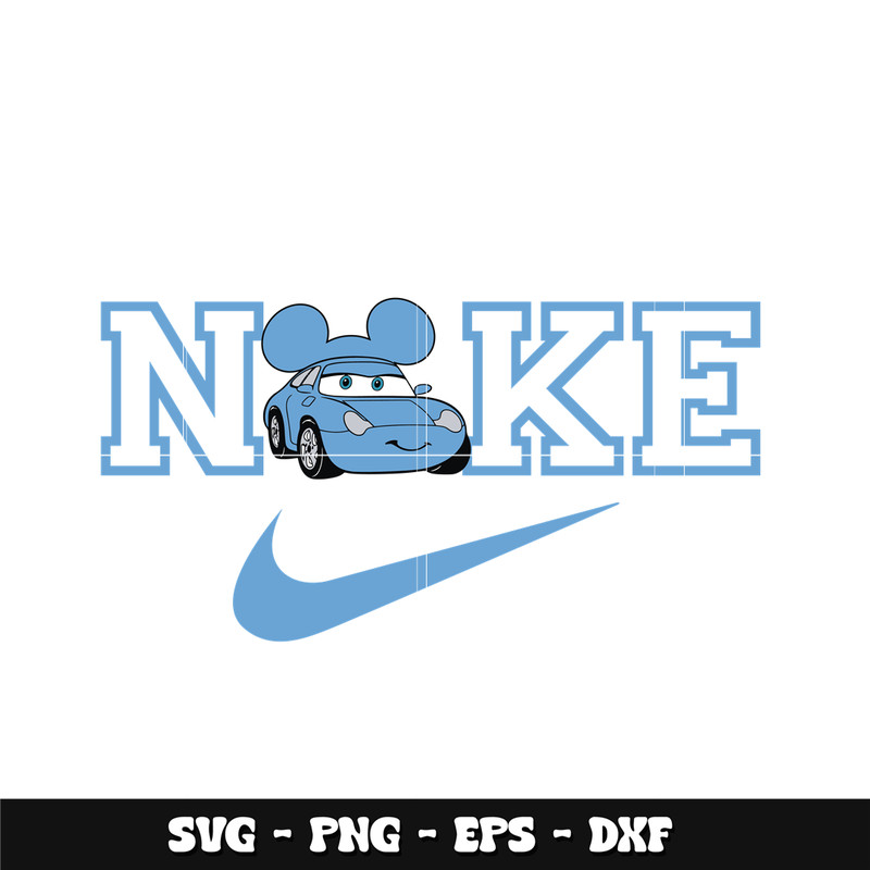 Swoosh Sally Mickey Svg