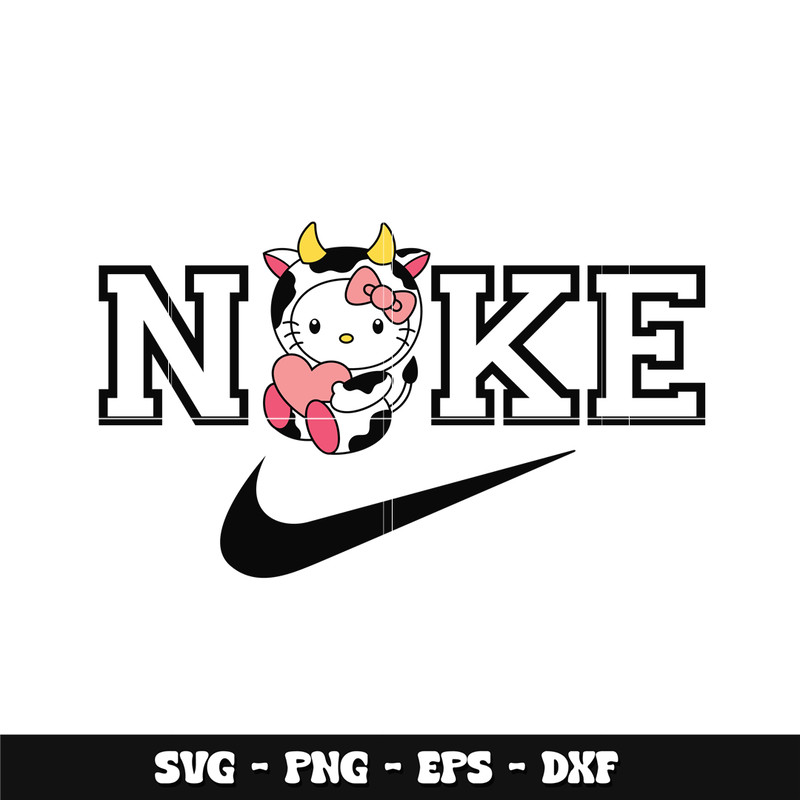 Nike x Cow Kitty Svg