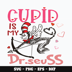 Dr seuss cupid Svg, Dr seuss svg, Valentine svg, Svg design, cartoon svg, Instant download.