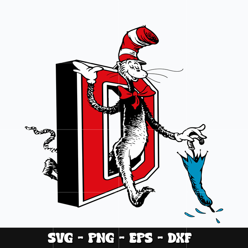 Dr seuss umbrella Svg