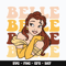 Disney princess belle Svg