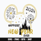 Mickey happiest new year Svg