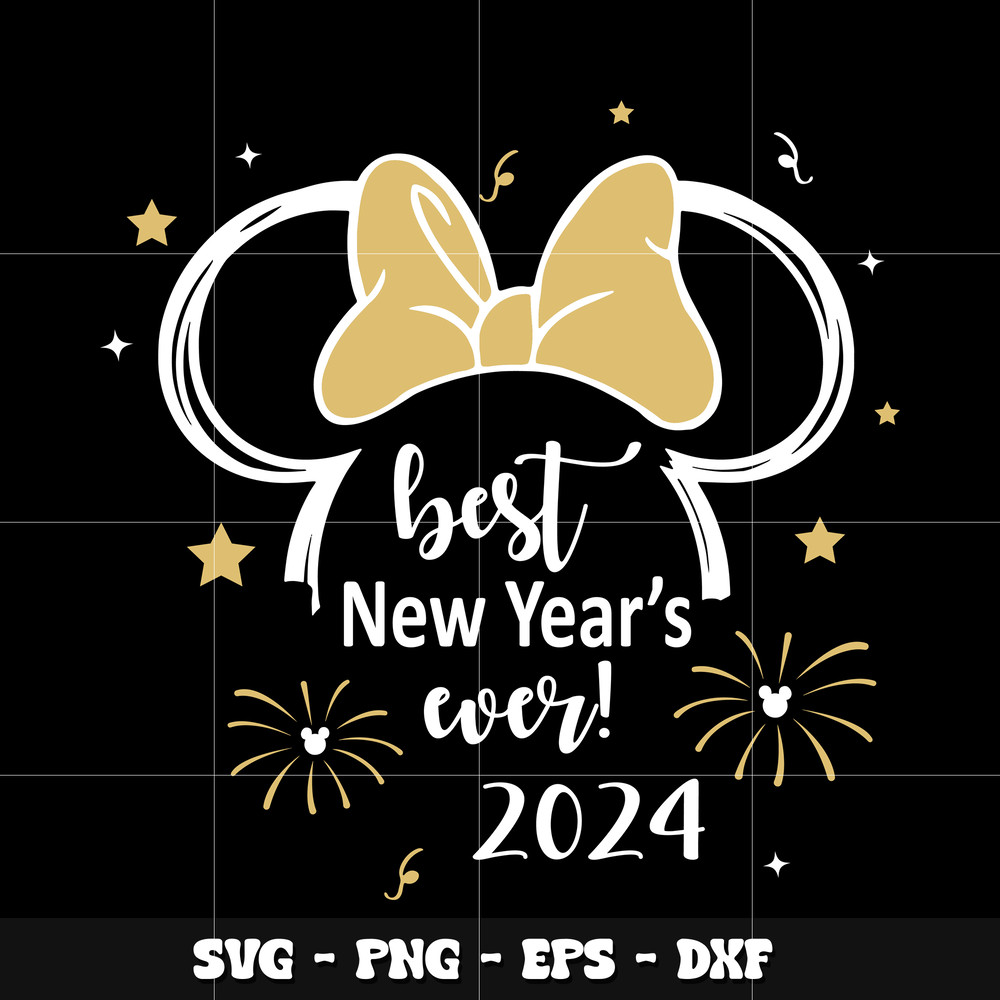 Minnie best new year ever Svg