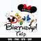Minnie disney birthday trip Svg