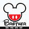 Mickey mouse brother Svg