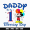 Mickey daddy birthday boy Svg