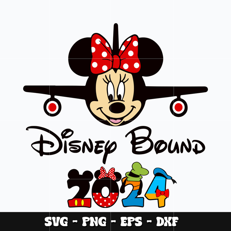 Minnie disney bound 2024 Svg