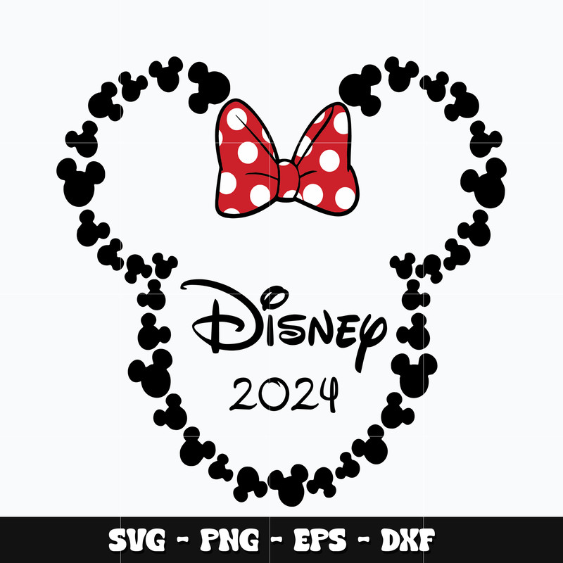 Minnie disney 2024 Svg