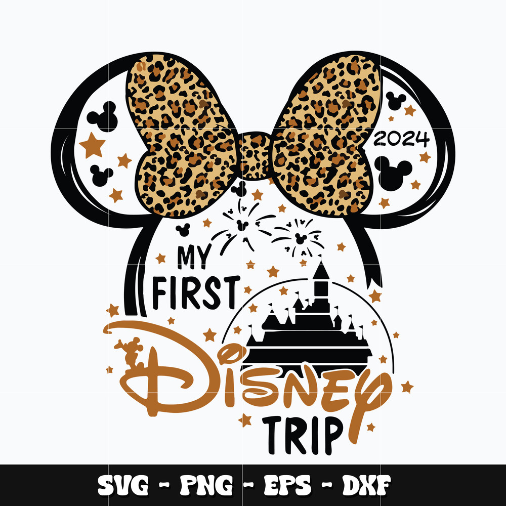 Minnie 2024 disney trip Svg
