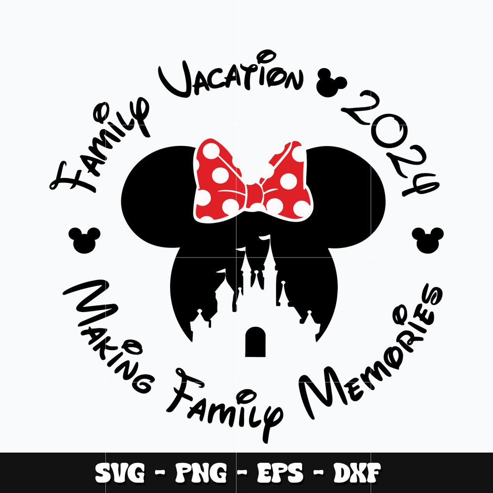 Minnie making family memories Svg