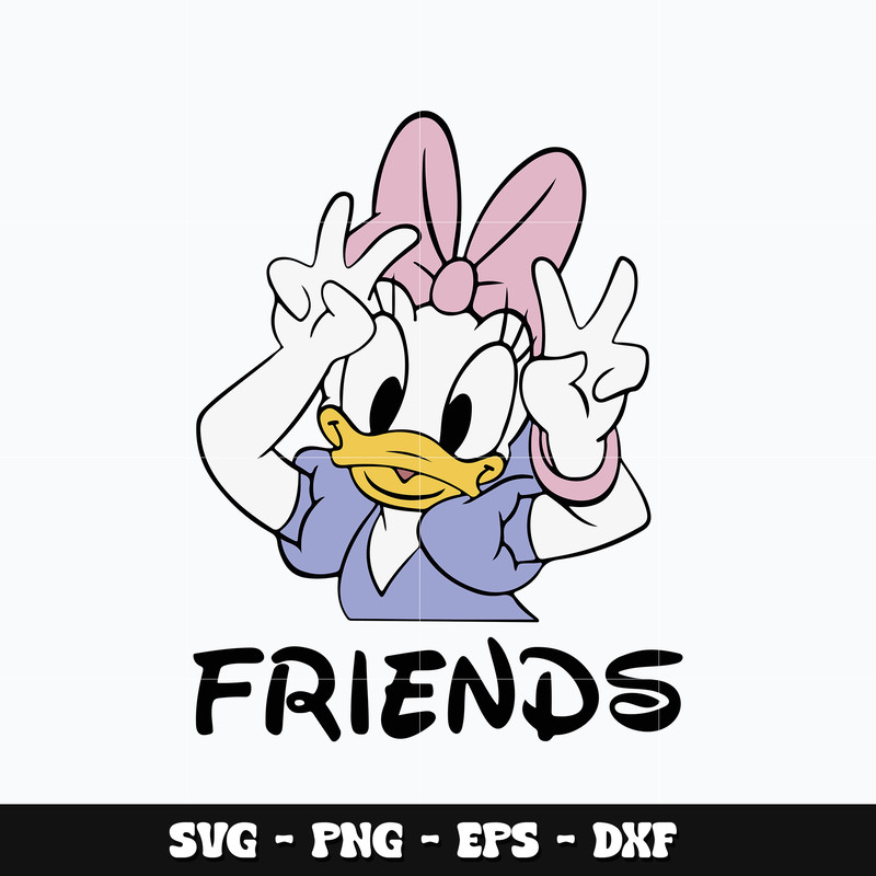 Mickey friends daisy duck Svg