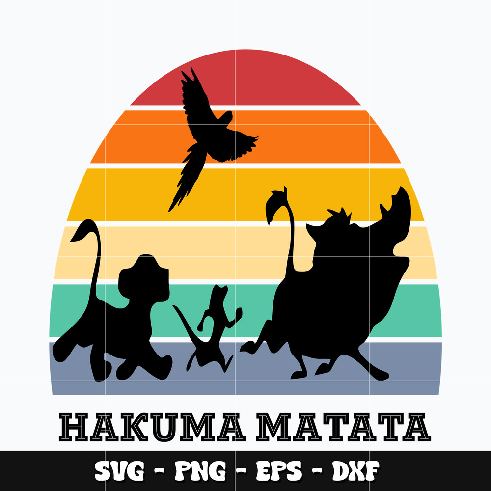 Hakuna matata Svg