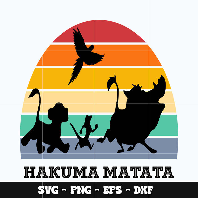 Hakuna matata Svg