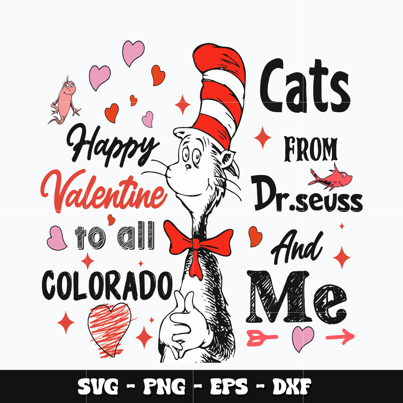 Dr seuss happy valentines day Svg