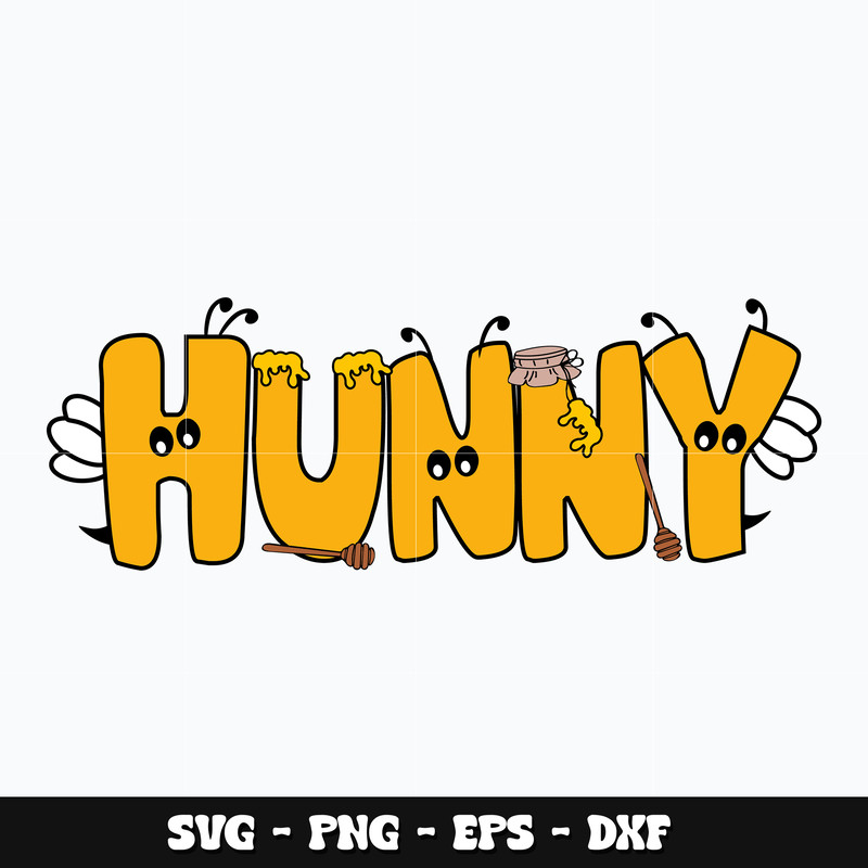 Pooh hunny Svg