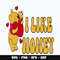 Pooh I like honey Svg