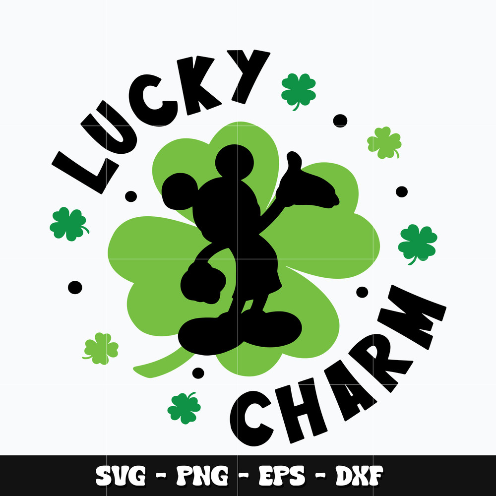 Mickey lucky charm Svg