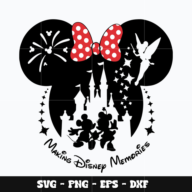 Minnie making disney memories Svg