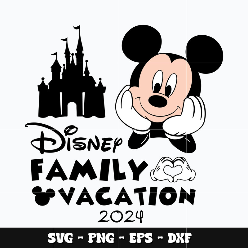 Mickey mouse family vacation 2024 Svg