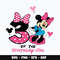 Minnie 3rd of the birthday girl Svg