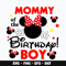 Minnie mouse mommy of the birthday boy Svg