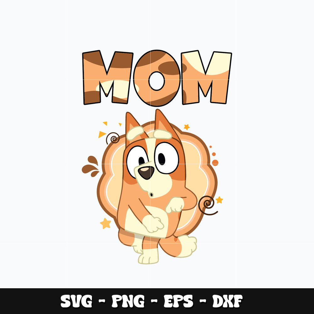Bluey bingo mom svg