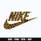 Nike leopard logo Svg