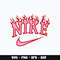 Nike fire logo Svg