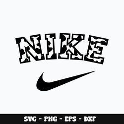 Swoosh x Leopard logo Svg, Nike svg, Nike logo svg, Svg design, Brand svg, Instant download.