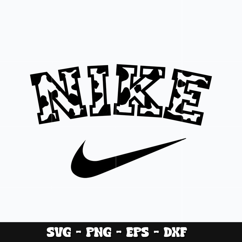 Swoosh x Leopard logo Svg