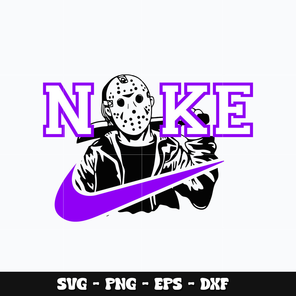 Swoosh Jason Voorhees logo Svg