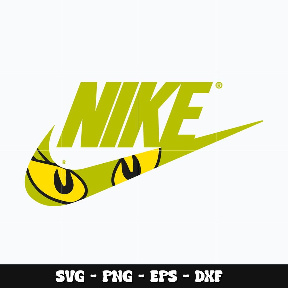 Nike Grinch eyes Svg