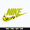 Nike Grinch eyes Svg